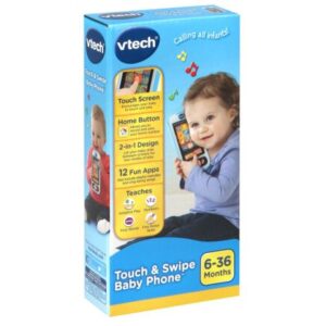 موبایل آموزشی Vtech مدل Touch and Swipe آبی, image