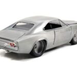 ماشین فلزی دوج Fast & Furious مدل Charger طوسی دومینیک تورتو با مقیاس 1:24, image 6