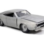 ماشین فلزی دوج Fast & Furious مدل Charger طوسی دومینیک تورتو با مقیاس 1:24, image 7