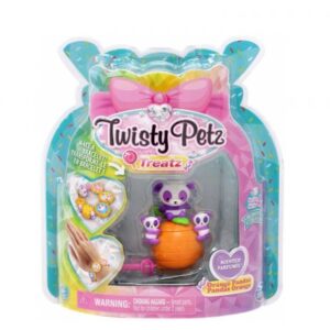 پک تکی دستبند درخشان معطر Twisty Petz سری Treatz مدل Orange Pandas, image
