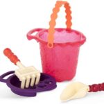 ست سطل و وسایل شن بازی B. Toys مدل قرمز, image 2