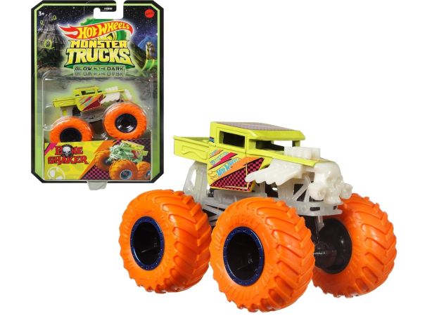 پک تکی ماشین Hot Wheels سری Monster Truck مدل Bone Shaker, تنوع: HCB50-Bone Shaker, image