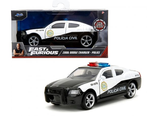 ماشین پلیس فلزی دوج چارجر 2006 Fast & Furious با مقیاس 1:32, image