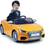 ماشین شارژی سواری دو سرعته آئودی TTS راستار Rastar مدل زرد, image