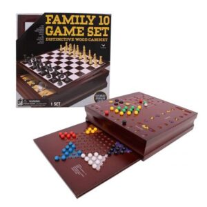 10 بازی گروهی در 1 ست چوبی Game Center, image