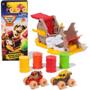 ست بازی Monster Jam Mini Jams مدل Earthshaker Boneyard Blaster, image
