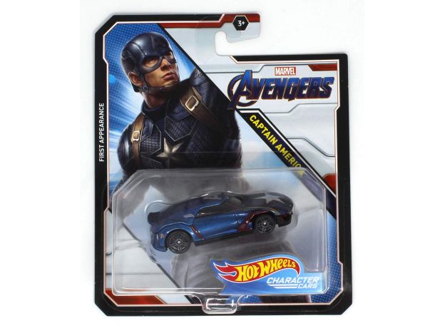 ماشین Hot Wheels سری Marvel مدل Captain America, image