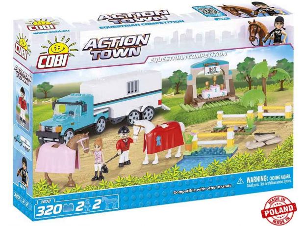 بلاک ساختنی کوبی مدل مسابقه سوارکاری, image