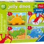 پازل 4 در 1 راونزبرگر مدل دایناسورها, image