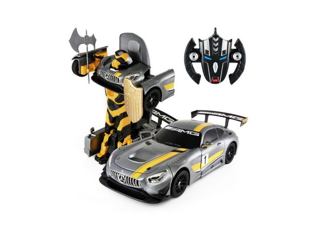 ماشین کنترلی تبدیل شونده مرسدس بنز AMG GT3 نقره ای راستار با مقیاس 1:14, تنوع: 74800-Silver, image