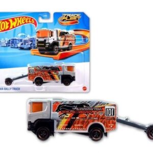 کامیون مسابقه ای Hot Wheels مدل Scania Rally Truck طوسی, تنوع: BFM60-979J-Scania Rally Truck - Gray, image