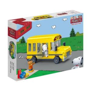 بلاک ساختنی بن بائو مدل اتوبوس مدرسه, image