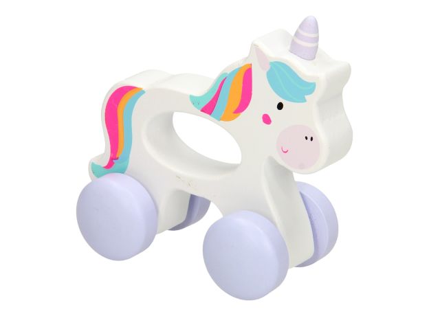 یونیکورن چرخ دار چوبی پیکاردو مدل سفید, تنوع: BZ-14-C-PD-White, image