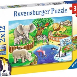 پازل 2 در 1 راونزبرگر مدل حیوانات باغ وحش