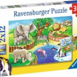 پازل 2 در 1 راونزبرگر مدل حیوانات باغ وحش, image