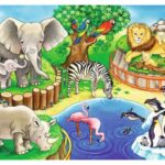 پازل 2 در 1 راونزبرگر مدل حیوانات باغ وحش, image 2