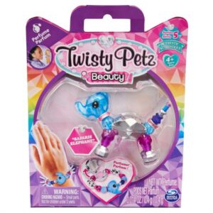 پک تکی دستبند درخشان Twisty Petz سری Makeup Beauty مدل Safaris Elephant