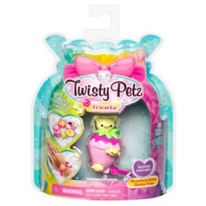 پک تکی دستبند درخشان معطر Twisty Petz سری Treatz مدل Strawberry Kitties, image