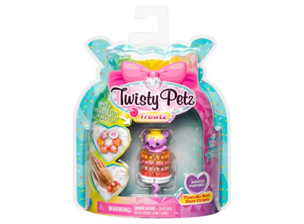 پک تکی دستبند درخشان معطر Twisty Petz سری Treatz مدل Pancake Bear, image