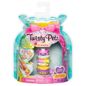 پک تکی دستبند درخشان معطر Twisty Petz سری Treatz مدل Donut Bear, image