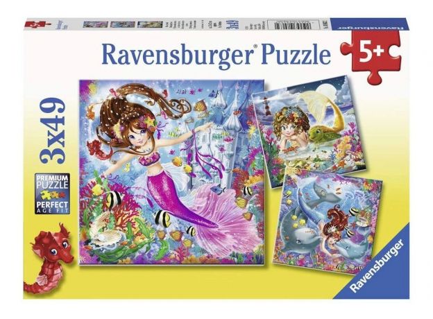 پازل 3 در 1 راونزبرگر مدل پری دریایی دوست داشتنی, image