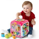 مکعب آموزشی صورتی Vtech, image