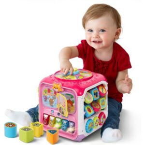 مکعب آموزشی صورتی Vtech