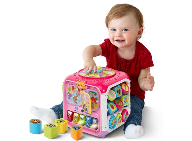 مکعب آموزشی صورتی Vtech, image