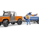 ماشین آفرود Land Rover به همراه تریلر و جت اسکی برودر Bruder, image 4