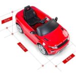 ماشین سواری شارژی دوسرعته لندرور Evoque (قرمز), image 5