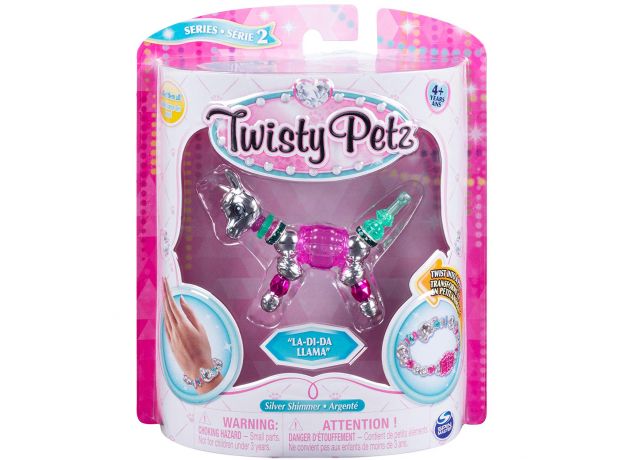 پک تکی دستبند درخشان Twisty Petz مدل La-Di-Da Llama, image