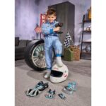 ماشین مسابقه ای فرمول E Dickie Toys مدل ‌بژ, تنوع: 203162000-Formula E Gray, image 5