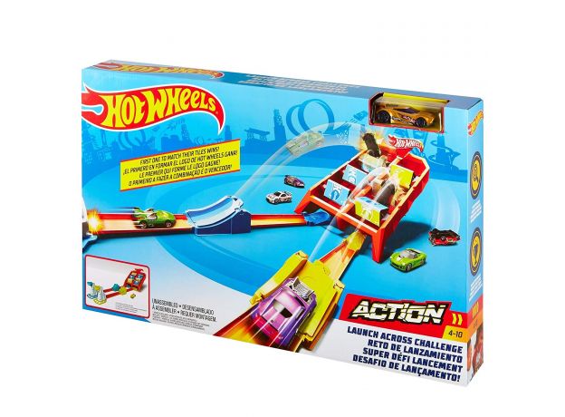 پیست مسابقه ماشین‌ های Hot Wheels مدل Launch Across Challenge, image