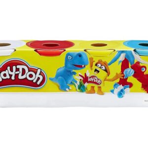 پک 4 تایی خمیربازی Play Doh مدل دایناسور, image