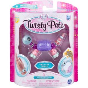 پک تکی دستبند درخشان Twisty Petz مدل Tra-la-la Turtle