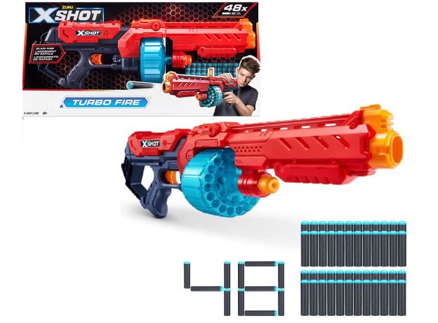 تفنگ ایکس شات X-Shot مدل Turbo Fire قرمز, image