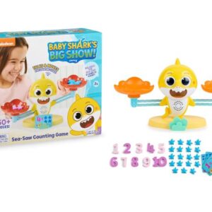 بازی محاسبه اعداد به همراه ترازو بیبی شارک Baby Shark سری Big Show مدل Sea-Saw, image