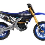 موتور سوپر کراس با مقیاس 1:10 مدل Yamaha آبی شماره 32, image 8