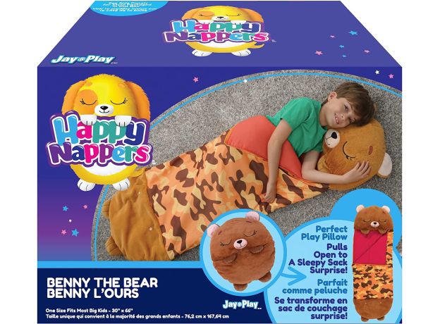 کیسه خواب Happy Nappers مدل خرس قهوه ای سایز L, image