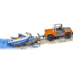ماشین آفرود Land Rover به همراه تریلر و جت اسکی برودر Bruder, image 7