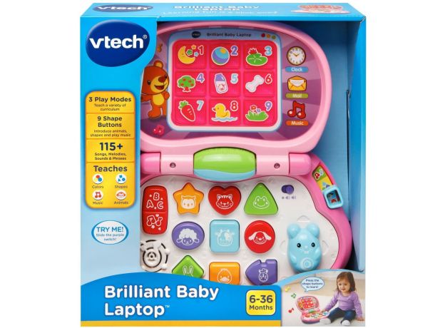 لپ تاپ آموزشی صورتی Vtech, تنوع: 191250vt-Pink, image