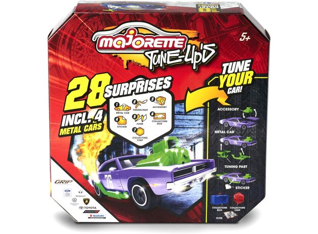 پک 4 تایی ماشین های سورپرایزی Majorette Tune Up’s, image
