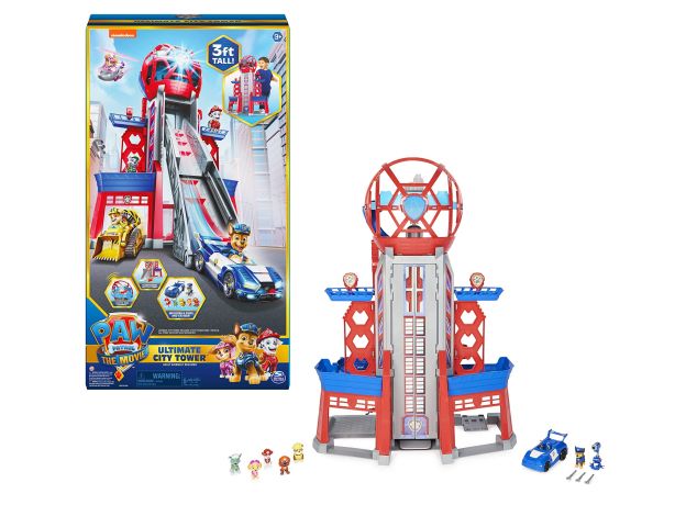برج مراقبت بزرگ سگ ‌های نگهبان Paw Patrol سری The Movie مدل Ultimate City Tower, image