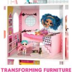 خانه 360 درجه چوبی عروسک های LOL OMG با 85 سوپرایز مدل Fashion House, image 4
