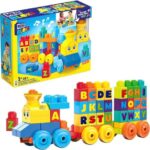 بلاک های ساختنی Fisher Price مدل قطار موزیکال ABC, image