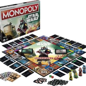 بازی فکری مونوپولی Monopoly مدل استار وارز بوبافت Star Wars Boba Fett, image