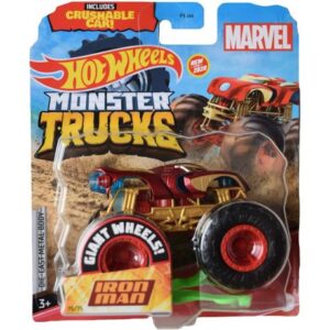 پک تکی ماشین Hot Wheels سری Monster Truck مدل Iron Man
