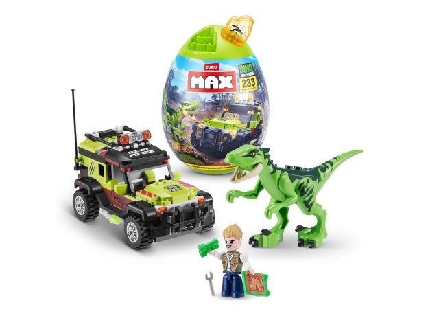 بلاک ساختنی 233 قطعه ای Max Build More مدل ماجراجویی با دایناسور, image