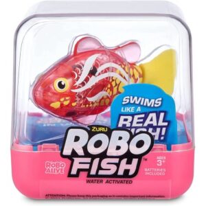 ماهی کوچولوی قرمز با باله زرد رباتیک روبو فیش Robo Fish