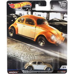 پک تکی ماشین Hot Wheels سری Car Culture مدل Volkswagen “Classic Bug”
